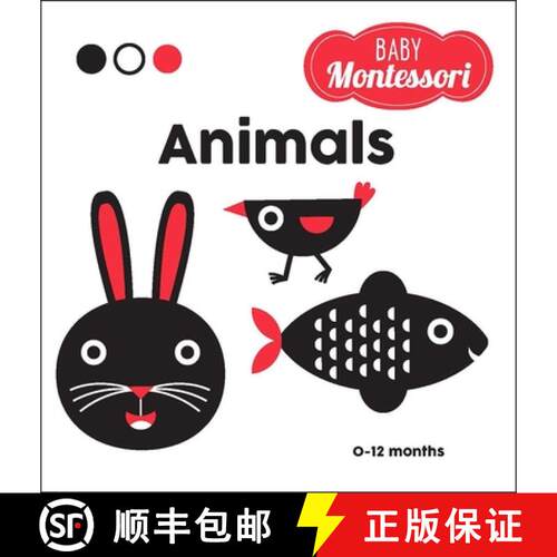Animals: A Baby Montessori Book [9781524862688]
