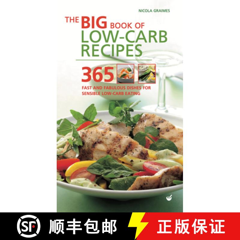 【3-4周达】Big Book of Low-Carb Recipes: 365 Fast and Fabulous Dishes for Every Low-Carb Lifestyle [9781844831388]