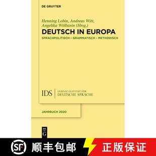 Europa Sprachpolitisch Grammatisch 预订 9783110735192 Methodisch Deutsch