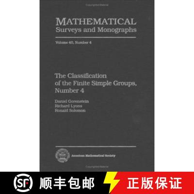【3-4周达】Classification of the Finite Simple Groups No. 4: Part II, Chapters 1-4; Uniqueness Theore... [9780821813799]