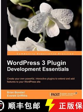 预订 WordPress 3 Plugin Development Essentials [9781849513524]