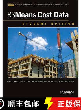 预订 Rsmeans Cost Data, Student Edition W/Website [Wiley土木工程] [9781118335901]