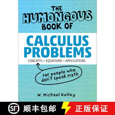 【3-4周达】The Humongous Book of Calculus Problems (Reissue) [9781592575121]