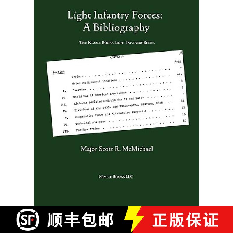 【2-3周达】Light Infantry Forces: A Bibliography [9781608880706]
