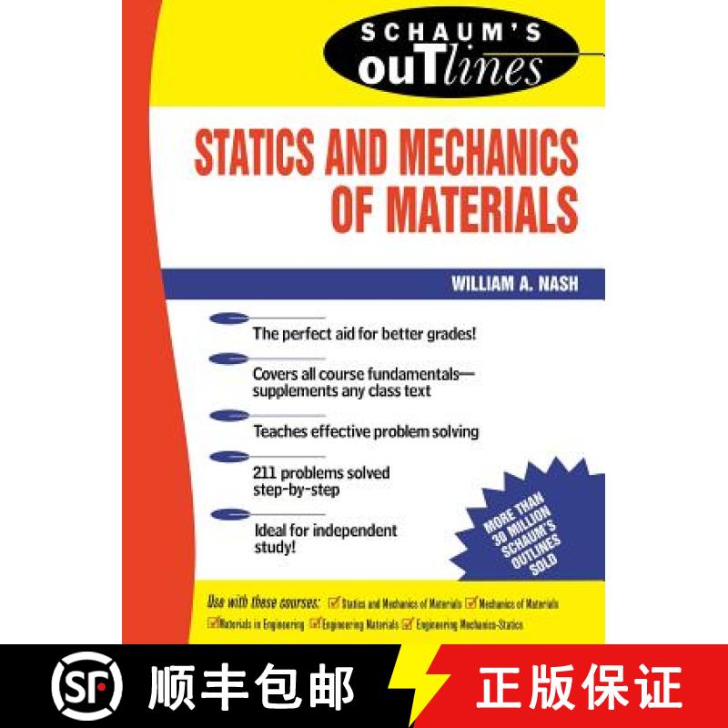 【3-4周达】Schaum's Outline of Statics and Mechanics of Materials [9780070458963]