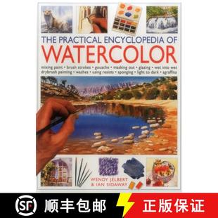 【3-4周达】The Practical Encyclopedia of Watercolor: Mixing Paint, Brush Strokes, Gouache, Masking Ou... [9781780193502]