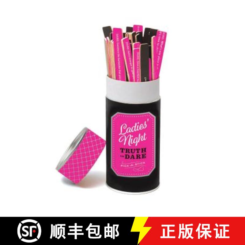 【3-4周达】Ladies' Night Truth or Dare: Pick-A-Stick (Ladies Night Games, Adult Games for Women, Trut... [9781452155906]