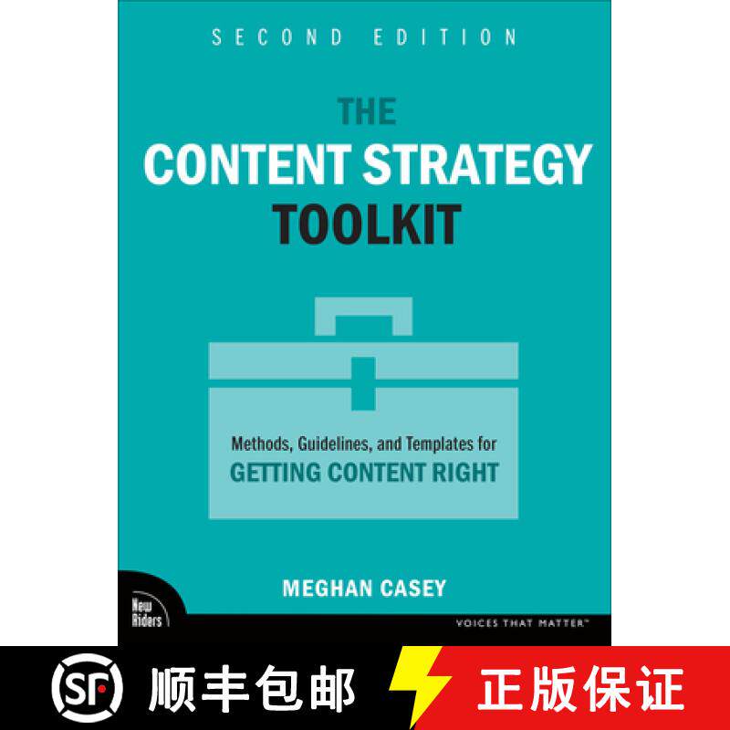 【3-4周达】The Content Strategy Toolkit: Methods, Guidelines, and Templates for Getting Content Right [9780138059279]