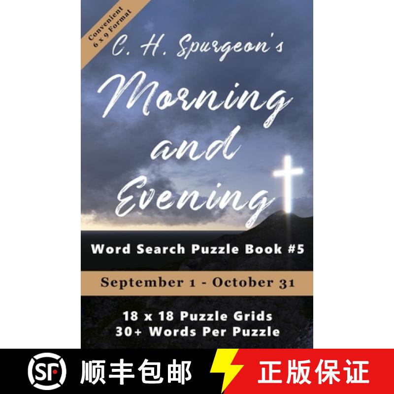 【3-4周达】C.H. Spurgeon's Morning and Evening Word Search Puzzle Book #5 (6x9): September 1st to Oct... [9781988938479]
