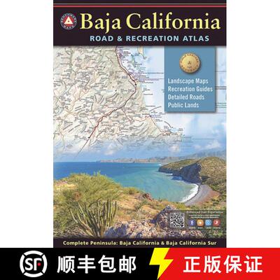 【3-4周达】Baja California Benchmark Road & Recreation Atlas [9781734315059]
