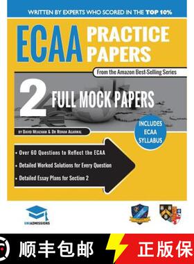 【3-4周达】ECAA Practice Papers: 2 Full Mock Papers, 70 Questions in the style of the ECAA, Detailed ... [9781912557196]