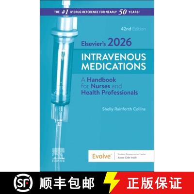 【3-4周达】Elsevier’s 2026 Intravenous Medications [9780443269592]