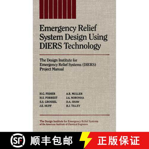 【3-4周达】精装 Emergency Relief System Design Using Diers Technology: The Design Institute For Emerg... [9780816905683]