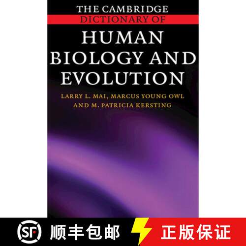 预订 The Cambridge Dictionary of Human Biology and Evolution [9780521664868]