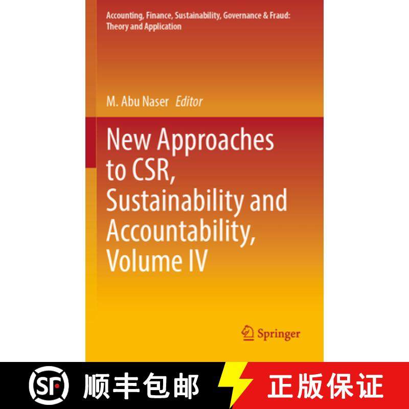 【3-4周达】New Approaches to Csr, Sustainability and Accountability, Volume IV [9789811695018]