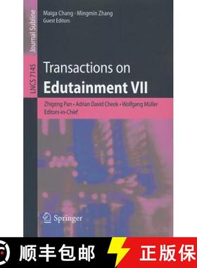 【3-4周达】Transactions on Edutainment VII [9783642290497]