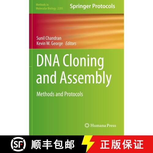 【3-4周达】DNA Cloning and Assembly: Methods and Protocols [9781071609101]