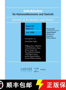 【3-4周达】Agent Based Models for Economic Policy Advice: Sonderausgabe von Heft 2+3/Bd. 228 Jahrbuch... [9783828204478]