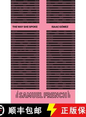 【3-4周达】the way she spoke [9780573709203]