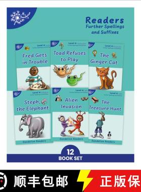 【3-4周达】Phonic Books Dandelion Readers Further Spellings and Suffixes Level 4: (Alternative Spelli... [9780744095326]