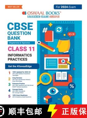 【3-4周达】Oswaal CBSE Chapterwise & Topicwise Question Bank Class 11 Informatics Practices Book (For... [9789356349285]