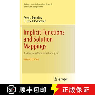 【3-4周达】Implicit Functions and Solution Mappings : A View from Variational Analysis (Softcover rep... [9781493939695]