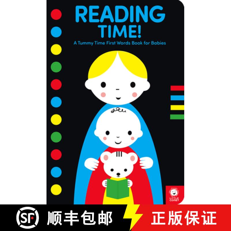 预订 Reading Time!: A Tummy Time First Words Book for Babies [9781636550688]
