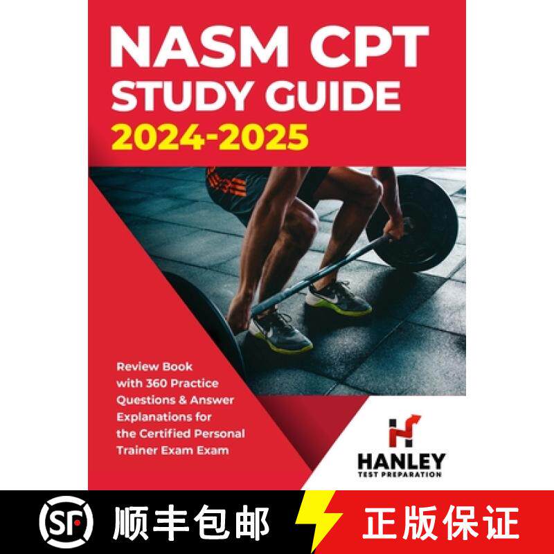 预订 NASM CPT Study Guide 2024-2025: Review Book with 360 Practice Questions and Answer Explanations ... [9781951652791]