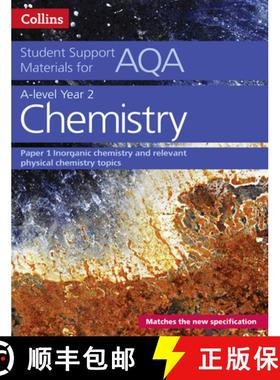 【3-4周达】AQA A Level Chemistry Year 2 Paper 1: Inorganic Chemistry and Relevant Physical Chemistry ... [9780008189501]
