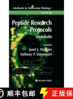 【3-4周达】Peptide Research Protocols: Endothelin [9780896039933]