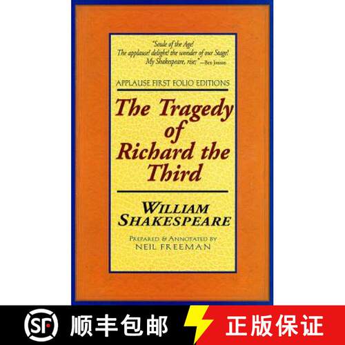 【3-4周达】Tragedie of Richard the Third: With the Landing of Earle Richmond, and the Battel at Boswo... [9781557834225]