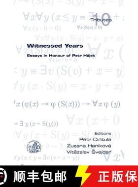 【3-4周达】Witnessed Years: Essays in Honour of Petr Hajek [9781904987635]