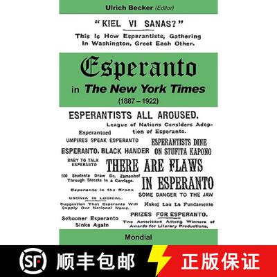 【3-4周达】Esperanto in the New York Times (1887 - 1922) [9781595691699]