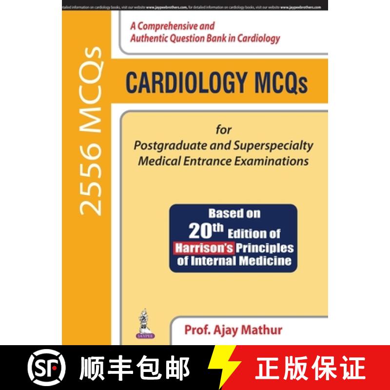 【3-4周达】Cardiology MCQs for Postgraduate and Superspecialty Medical Entrance Examinations [9789389129991]
