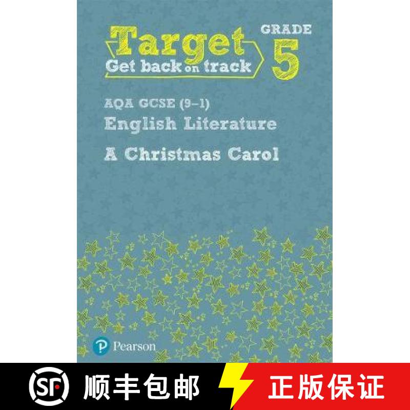 【3-4周达】Target Grade 5 A Christmas Carol AQA GCSE (9-1) Eng Lit Workbook [9781292250786]