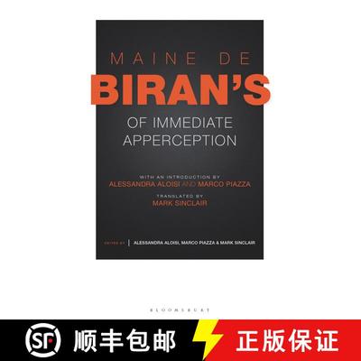 【3-4周达】Maine de Biran's 'Of Immediate Apperception' [9781350086197]