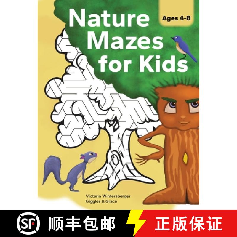 【3-4周达】Nature Mazes for Kids [9798992567113]