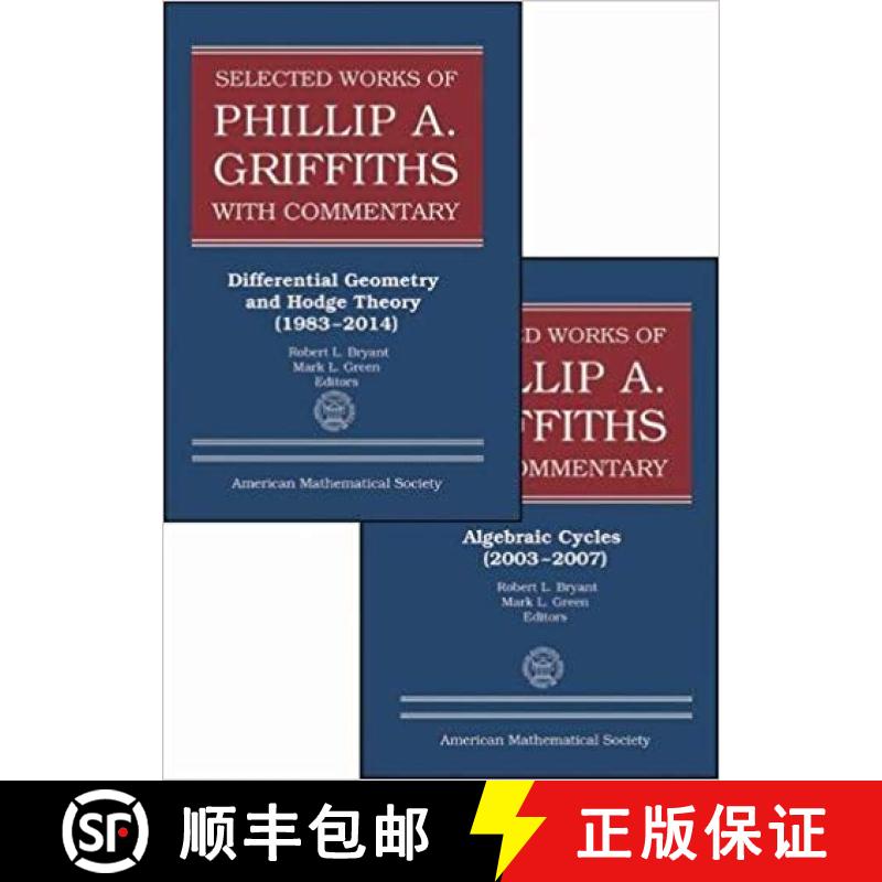 【3-4周达】Selected Works of Phillip A. Griffiths with Commentary : 2 Volume Set [9781470436551]