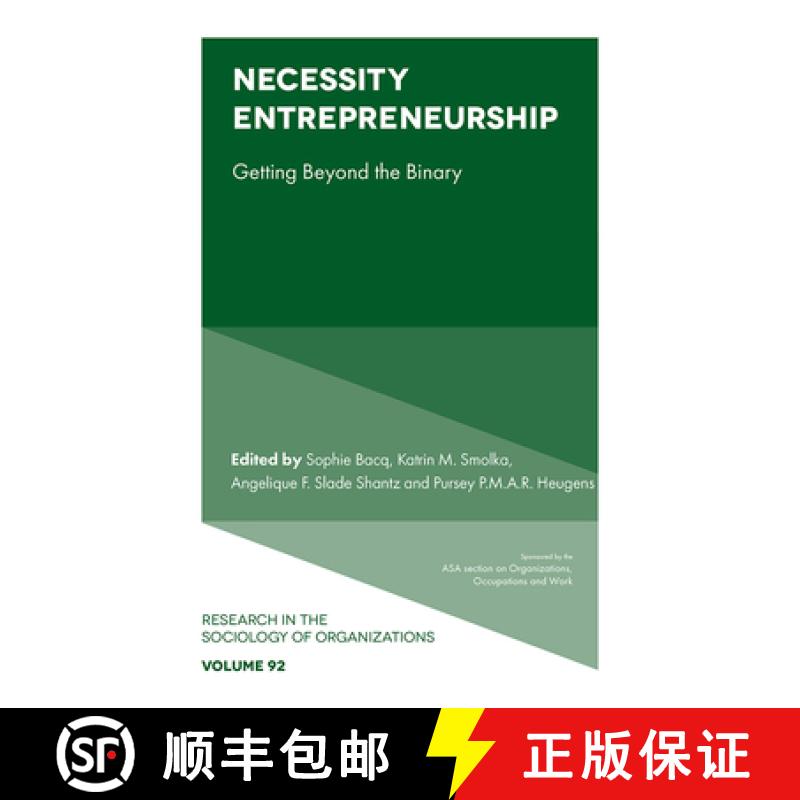 【3-4周达】Necessity Entrepreneurship: Getting Beyond the Binary [9781836089018]