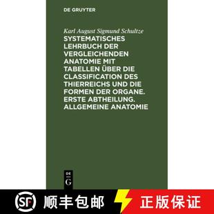Vergleichenden Tabellen Systematisches Der Th... 预订 Des Anatomie Lehrbuch Die UEber Mit 9783111077963 Classification