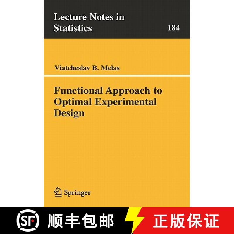【3-4周达】Functional Approach to Optimal Experimental Design [9780387987415]