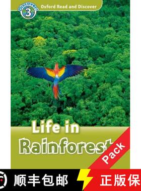 【2-3周达】Oxford Read and Discover: Level 3: Life in Rainforests Audio CD Pack [9780194644204]