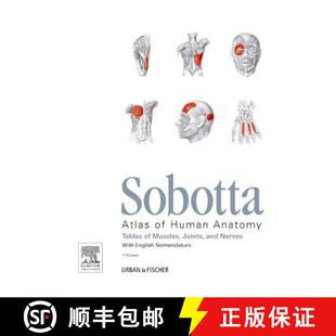 【3-4周达】Sobotta Tables of Muscles, Joints and Nerves, English: Tables to 15th Ed. of the Sobotta A... [9780702052545]