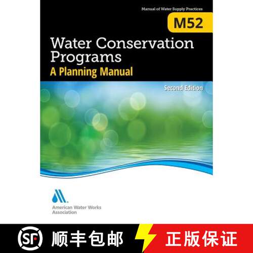 【3-4周达】M52 Water Conservation Programs - A Planning Manual, Second Edition [9781625762139]