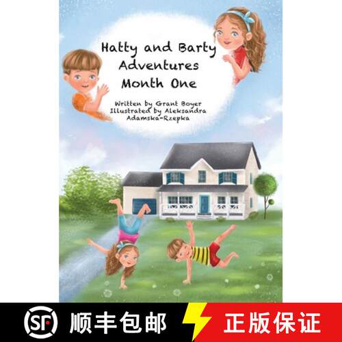 【3-4周达】精装 Hatty and Barty Adventures Month One Large Picture Edition [9798869088956]