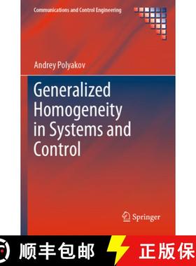 【3-4周达】Generalized Homogeneity in Systems and Control [9783030384517]