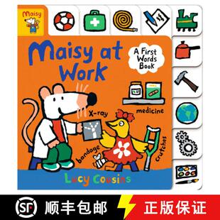 【3-4周达】Maisy at Work: A First Words Book: (A Maisy the Mouse Tabbed Board Book - For Toddlers and... [9781536224429]
