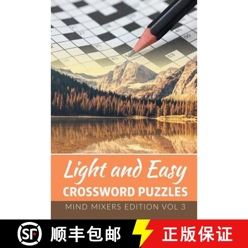 【3-4周达】Light and Easy Crossword Puzzles: Mind Mixers Edition Vol 3 [9781682801970]