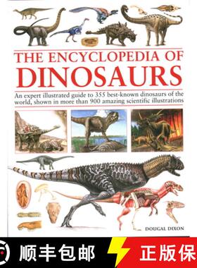 【3-4周达】Encyclopedia Of Dinosaurs: The ultimate reference to 355 dinosaurs from the Triassic, Jura... [9781782143604]
