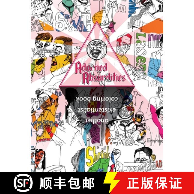 【4周达】Adorned Absurdities: Another Existentialist Coloring Book [9780578726748]